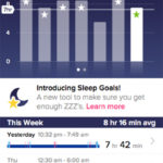 Fitbit Flex sleep tracker